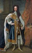 Sir Godfrey Kneller Portrait of King William III of England (1650-1702) in State Robes USA oil painting artist